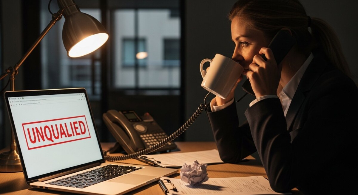 what happens if a lead is not qualified